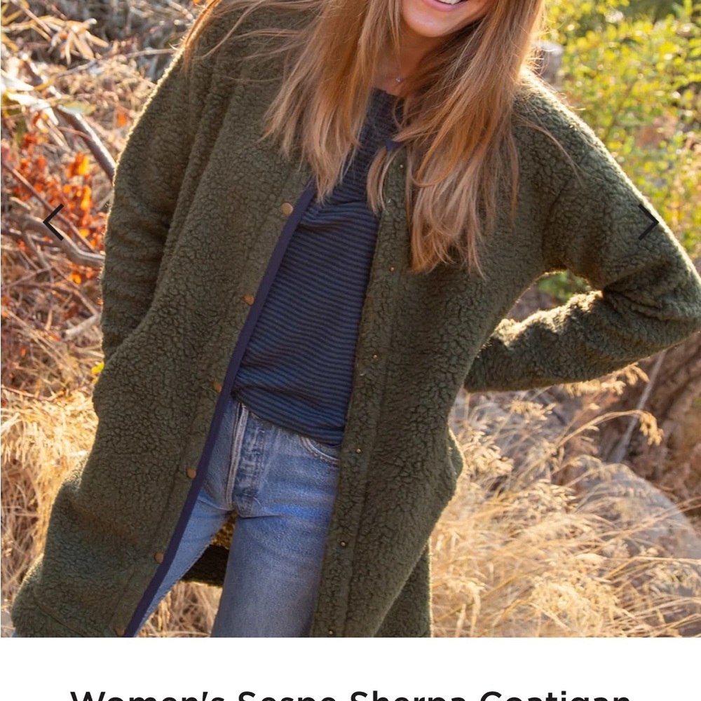 Toad & Co Preppy Sherpa Cardigan Coat